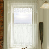 Tidepool Lace Tier Curtains - White